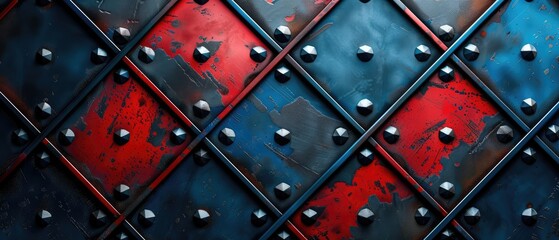 blue red black background metal pattern for design flyer bussines backdrop card invitation