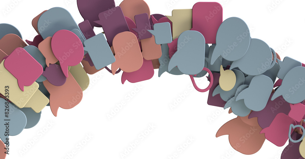 Poster touching 3d rendering flying email icon with his fin