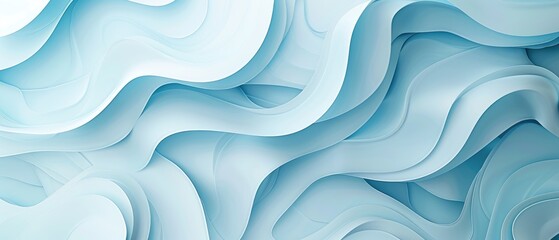 Fototapeta premium light blue gradient and curve abstract background design concept header web cover poster banner presentation template