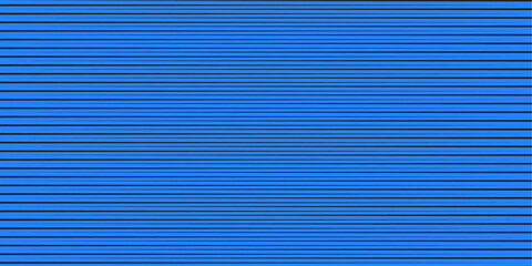 horizontal line, black parallel pattern lines on abstract backdrop illustration. blue striped background. 