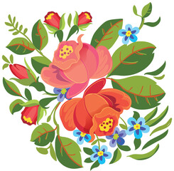 Yucatecan embroidery flowers