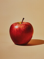 Singular Apple Brilliance in Warm Light