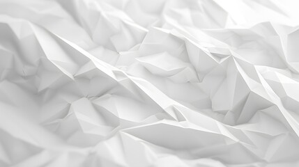 White polygon textured background.