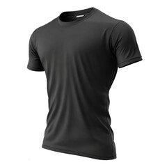 Generative AI is a plain black t-shirt. plain t-shirt mockup