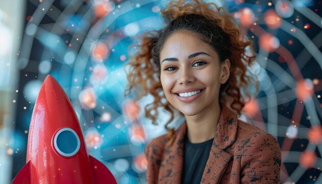 rocket with a smil UHD wallpapar