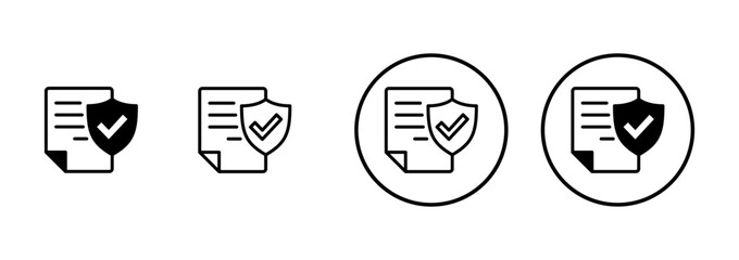 Insurance icon vector isolated on white background . Insurance vector icon