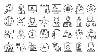 business people icons