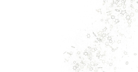 A Shimmering Rainfall: 3D Illustration Depicts a Golden Stars Cascade