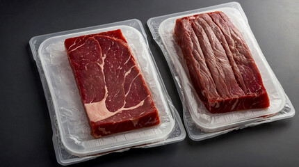 the vacuum packaging and how it allows customers to see the quality of the meat