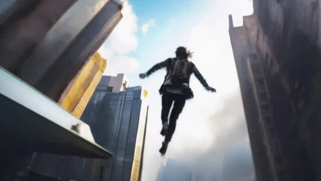 Witness the Epic Journey of a Superhuman Flying Through the Sky, Defying Gravity, and Showcasing Unbelievable Superpowers in Mid-Air