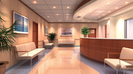 Fototapeta premium Interior in the Hospital