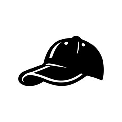 Baseball hat silhouette design vector Elements for baseball