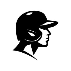 Baseball player silhouette design vector Elements for baseball
