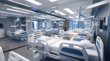 Obraz premium Interior in the Hospital