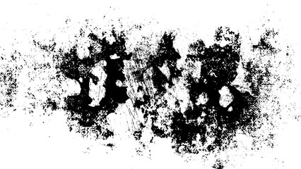 Abstract dust particle on white background.