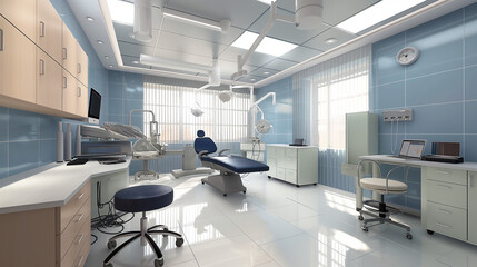 Interior in the Hospital