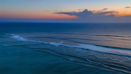 Fototapeta premium Amazing natural scenery of ocean waves
