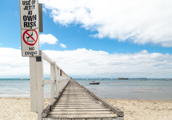 jetty on beach