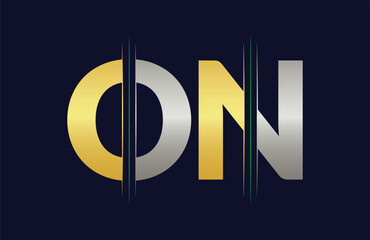 ON Letter Logo Template Illustration Design.
