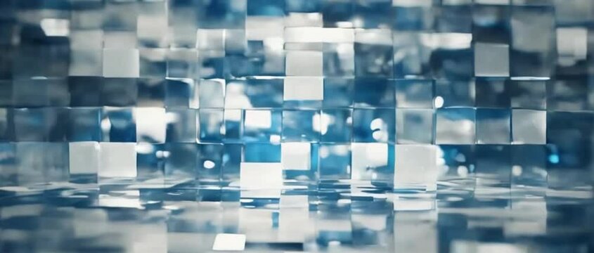 white and blue background overlay doble exposure for corporate