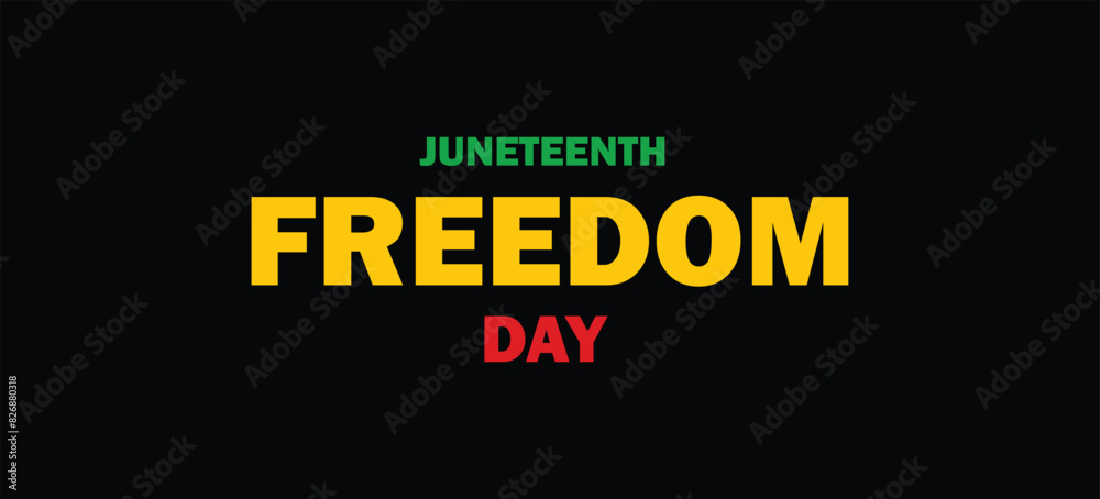 Wall mural juneteenth honoring freedom with stunning design - Wall murals