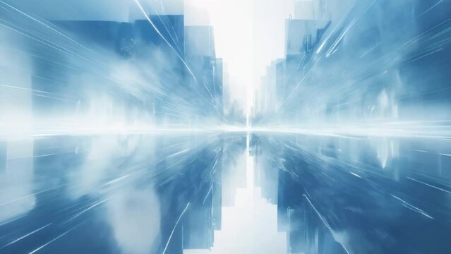 white and blue background overlay doble exposure for corporate