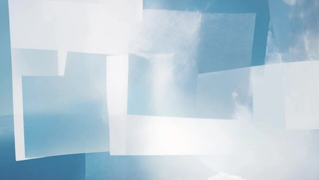 white and blue background overlay doble exposure for corporate