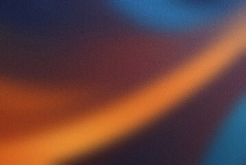 dark blue orange color gradient background, grainy texture effect, web banner abstract design, copy space