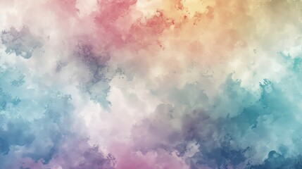Soft pastel abstract background with watercolor textures and gentle blending