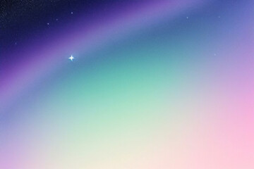 虹のユニコーンの背景。ボケ味と星を持つパステルのファンタジー空。魔法のホログラフィック銀河。大理石のかわいいテクスチャです。ベクトル宇宙のガーリーな壁紙。	