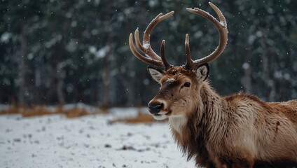 deer in the woods