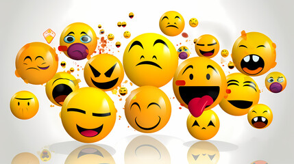 Emoticons conceptual art vector image,Sketch emoticons seamless pattern vector image.