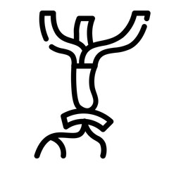 seagrass in cut line style