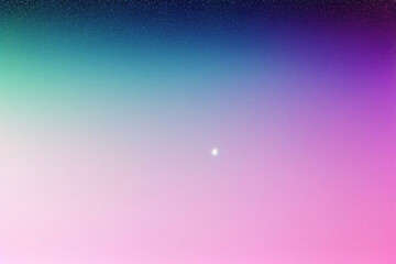 Holographic fantasy rainbow unicorn background with clouds and stars. Pastel color sky. Magical landscape, abstract fabulous pattern. Cute candy wallpaper. Vector.	