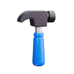 hammer 3d render icon