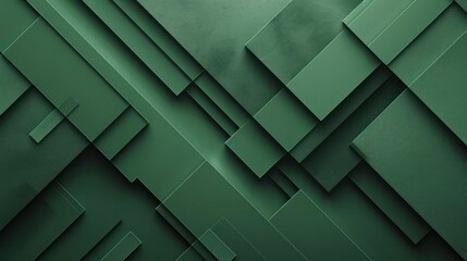 Vibrant digital artwork showcasing a 3D tessellation effect, with an abstract pattern in shades of green and grey.