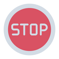Stop Traffic Sign Icon