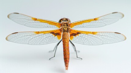 Close-Up Portrait of Dragonfly in Jungle Environment, Wildlife Conservation and Biodiversity Concept
