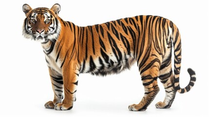 Naklejka premium Majestic Tiger in the Jungle - Wildlife Conservation Concept