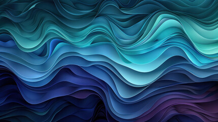 Fototapeta premium Sea Green Rhythm