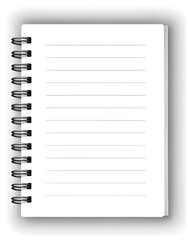 Cuaderno de hojas rayadas, hojas de raya, libreta escolar