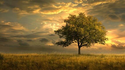 Obraz premium grass field wallpaper. landscape forest with fog wallpaper. landscape forest with mountains and fog. landscape mountains with fog wallpaper. forest with fog background. Fantasy landscape forest.