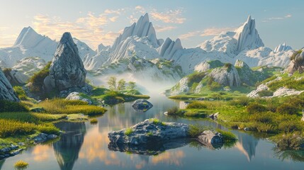 3 dimensional landscape visualization