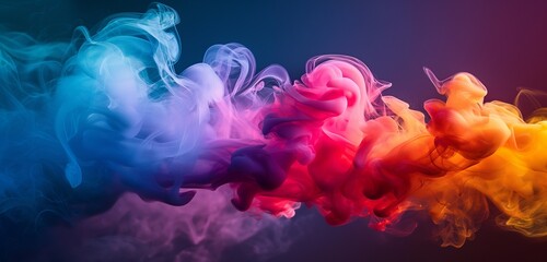 vibrant and  vivid deep color smoke backgorund mixing with each others  in the gradient background colors are very deep and glowing 3d full ultra wallpaper background 