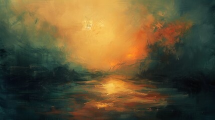 Naklejka premium oil painting background