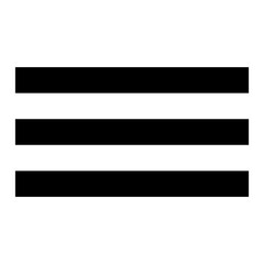 Obraz premium bars line icon for editor user interface 