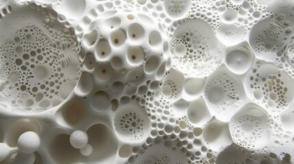 Textured foam plastic ball surface