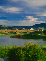 A calm afternoon walk