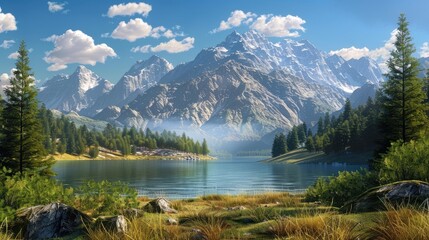 Stunning Mountain Views Grand Scenery