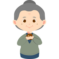 Grandmother Cartoon Character